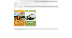 Desktop Screenshot of goodusedtractors.com